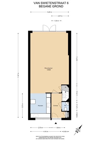 Floorplan - Van Swietenstraat 6, 1433 NL Kudelstaart